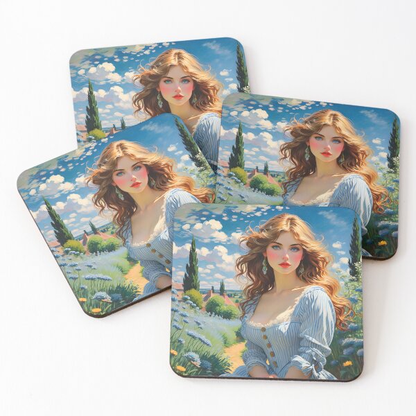 Item preview, French Impressionist Portrait designed and sold by SublimeMusings.