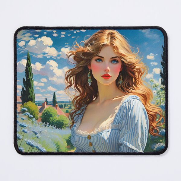 Item preview, French Impressionist Portrait designed and sold by SublimeMusings.