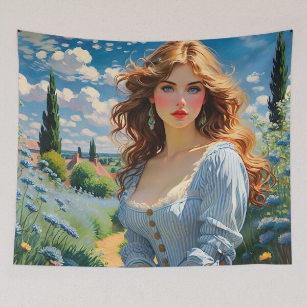 Item preview, French Impressionist Portrait designed and sold by SublimeMusings.