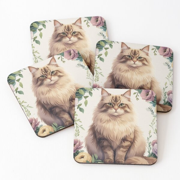 Item preview, Bohemian Maine Coon Cat – Willow the Wild Soul designed and sold by WhiskerTales.