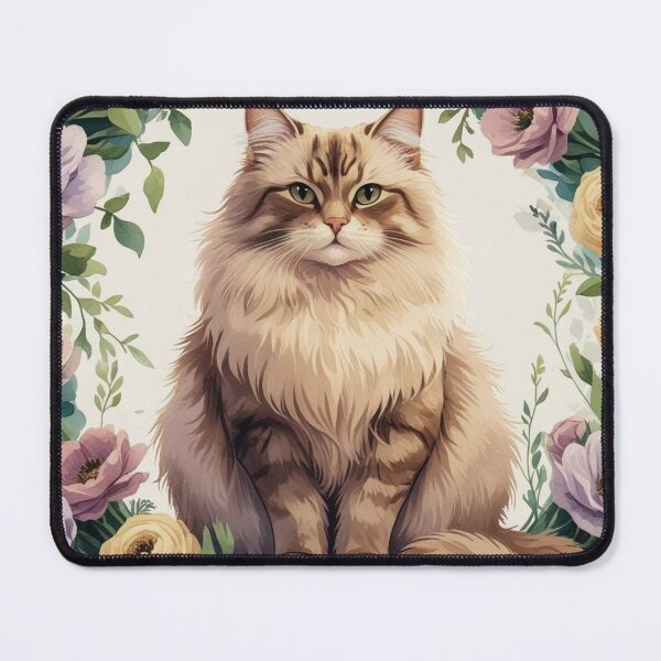Item preview, Bohemian Maine Coon Cat – Willow the Wild Soul designed and sold by WhiskerTales.