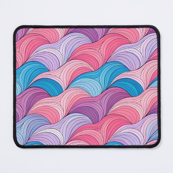 Item preview, Colorful waves pattern designed and sold by trendspatterns.