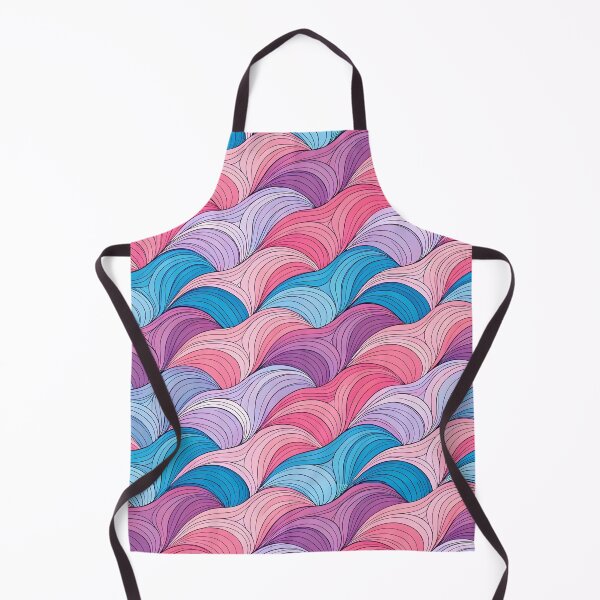 Item preview, Colorful waves pattern designed and sold by trendspatterns.