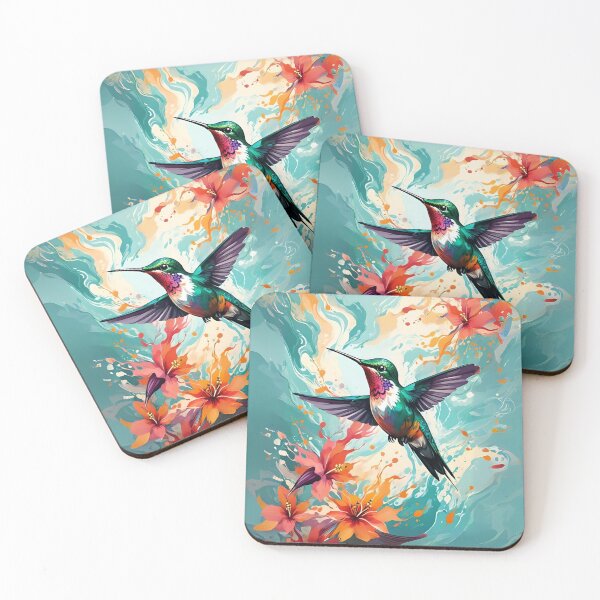 Item preview, Hummingbird Wings Among Flowers Fast, Accurate and Safe designed and sold by Ciervo Primavera.