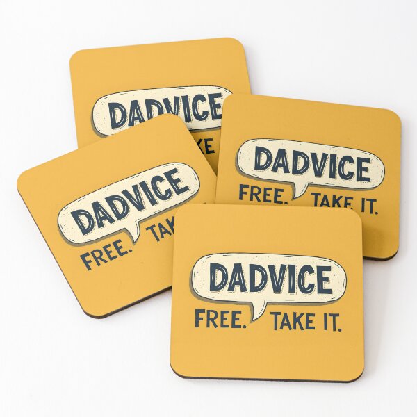Item preview, DADVICE – Funny Free Fatherly Advice Design designed and sold by PrintWoven.