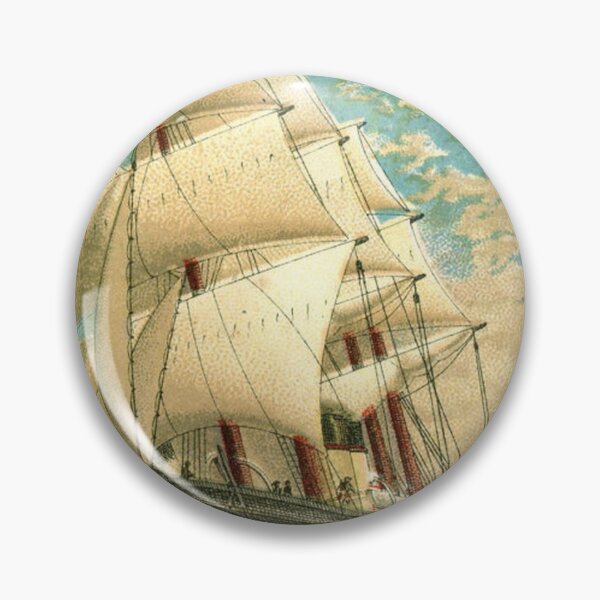 Aperçu de l'œuvre Navire vintage américain... Disponible sous forme d'étuis pour téléphones portables, d'impressions d'art, de sacs, de puzzles, de cartes postales, de chapeaux, de robes, de t-shirts, de vêtements pour enfants, de sacs à dos, de chaussettes, d'horloges, d' créée et vendue par born30.
