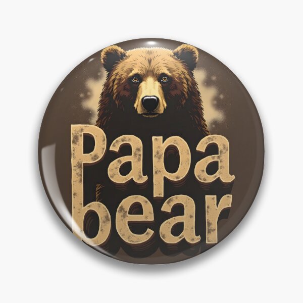 Item preview, Papa Bear – Protective Father Bear Design designed and sold by PrintWoven.
