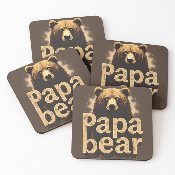 Item preview, Papa Bear – Protective Father Bear Design designed and sold by PrintWoven.