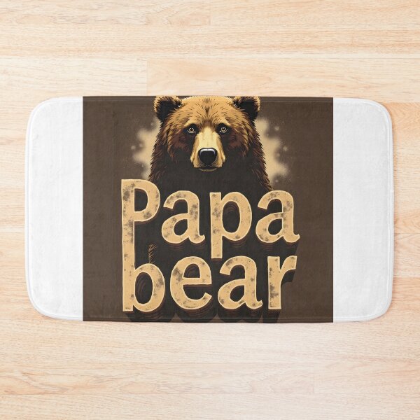 Item preview, Papa Bear – Protective Father Bear Design designed and sold by PrintWoven.