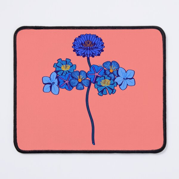 Item preview, Strings & Heart, flowers dressed in blue designed and sold by inkvisage.