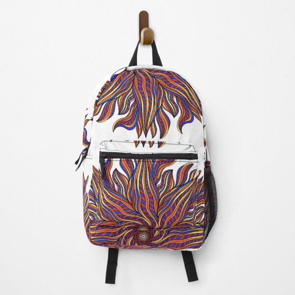 Item preview, Abstract red twisting flame mandala designed and sold by DaveDanchuk.