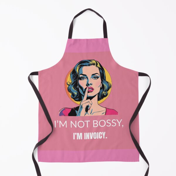 Item preview, "i'm Not Bossy, I'm Invoicy" Funny Pop Art T-shirt designed and sold by PopArtPreneur.
