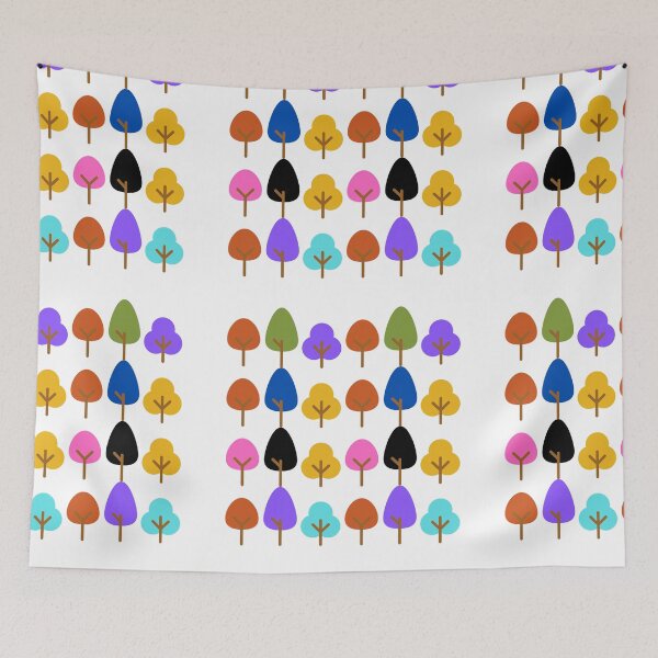 Item preview, Colorful tree pattern designed and sold by AWADHESH  CHAURASIA.