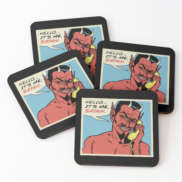 Item preview, Hello, It’s Me, Satan |  Vintage Horror Comic Pop Art Parody designed and sold by wmxdesign.