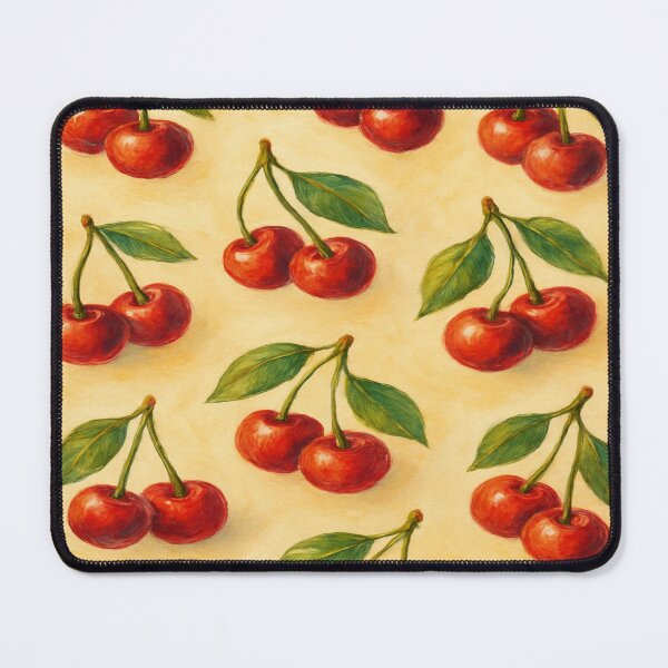 Item preview, "Realistic Cherry Pattern – Vintage Botanical Fruit Design designed and sold by authenticwords.