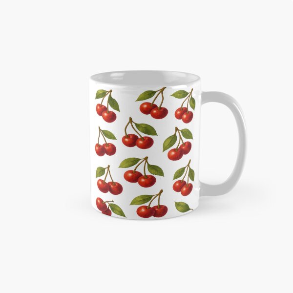 Item preview, "Realistic Cherry Pattern – Vintage Botanical Fruit Design designed and sold by authenticwords.
