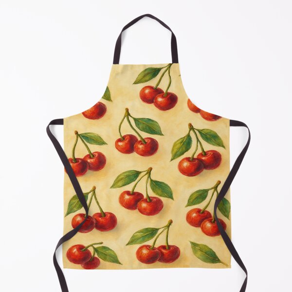 Item preview, "Realistic Cherry Pattern – Vintage Botanical Fruit Design designed and sold by authenticwords.