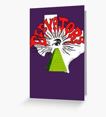 The 13th Floor Elevators Texas Greeting Card