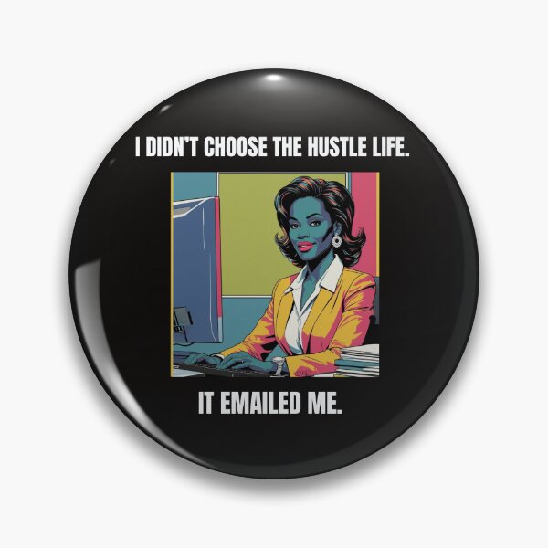 Item preview, "I Didn't Choose the Hustle Life" Funny T-shirt designed and sold by PopArtPreneur.