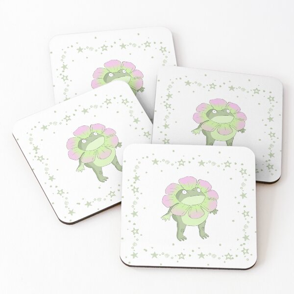 Item preview, Flowerfrog in the Stars, Bloomy Frog designed and sold by SerkansSketches.