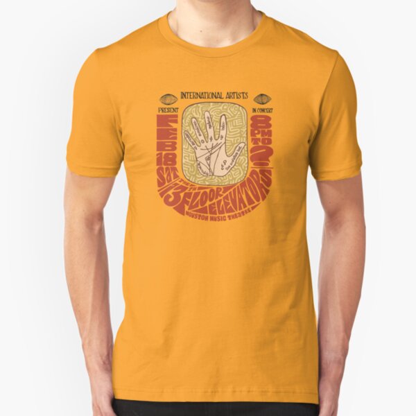 13th Floor Elevators Houston Music Theatre Shirt Slim Fit T-Shirt