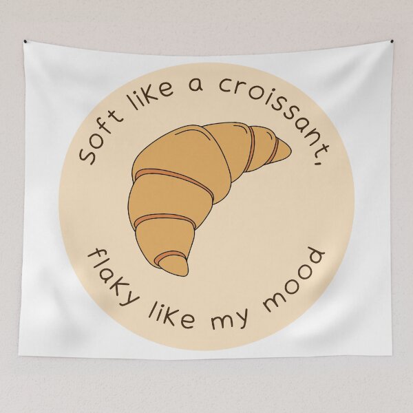 Item preview, Croissant Feelings – Cozy Morning Vibes designed and sold by theuntamedverse.