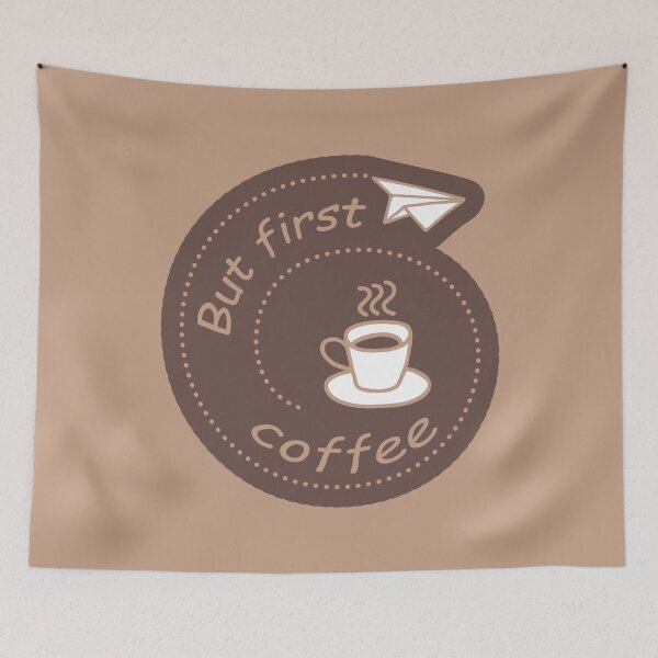 Item preview, But First Coffee designed and sold by NataliaVVV.