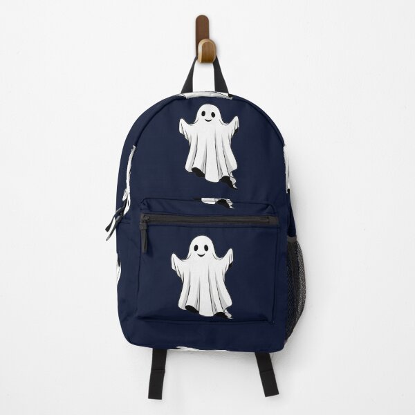 Item preview, Cute Smiling Ghost Halloween Design – Friendly Cartoon Spirit in White Sheet | Fun Ghost Art for Stickers, Kids Tees, Mugs & Gift designed and sold by Motifai.