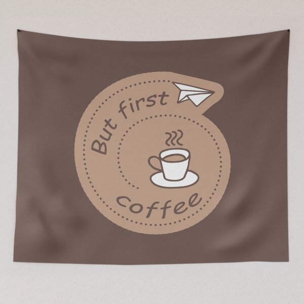Item preview, But First Coffee designed and sold by NataliaVVV.