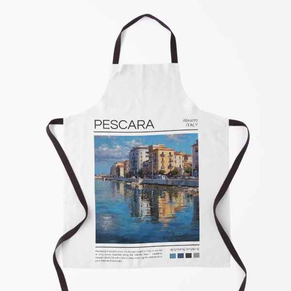 Item preview, Pescara - Italy - Oil Painting designed and sold by StudioRedKoala.