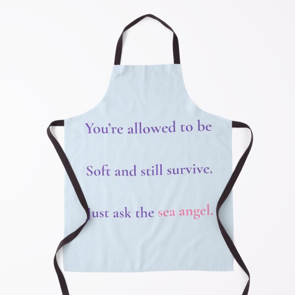 Item preview, Sea Angel Wisdom – Soft But Strong Ocean Healing Quote Shirt designed and sold by KWkindwaves.