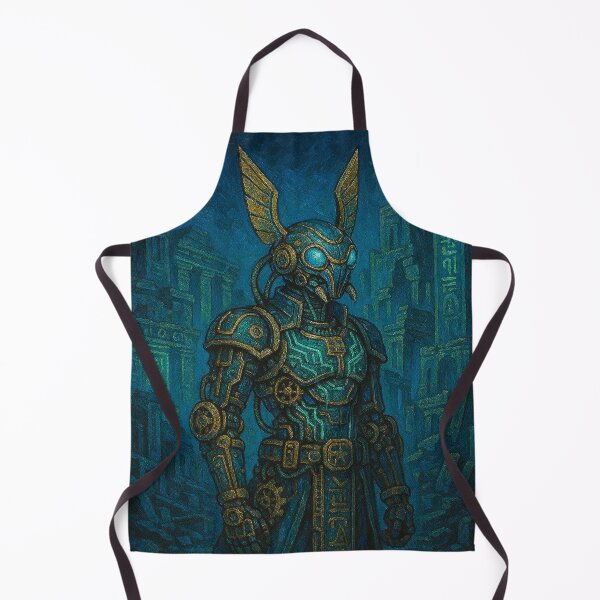 Item preview, Khepri Anime: Steampunk Guardian of Dystopian Egypt designed and sold by VidyoeDesigns67.