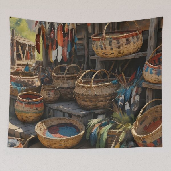 Item preview, Indian Baskets designed and sold by Paw's Arts.