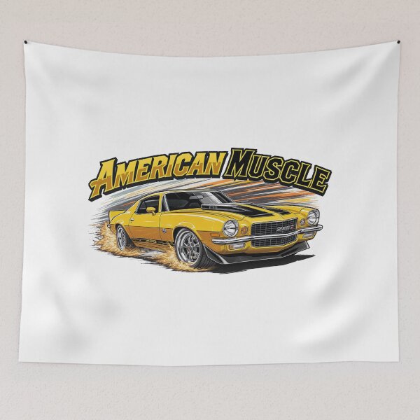 Item preview, American Muscle Yellow designed and sold by Emilio Villanueva.