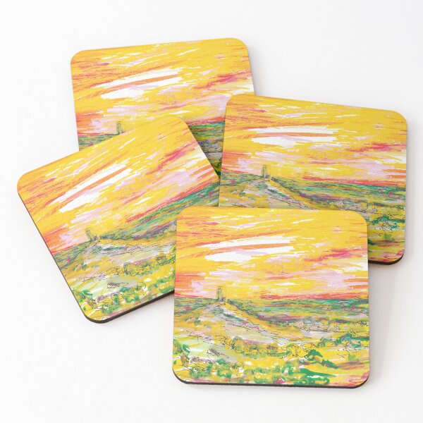 Item preview, Glastonbury Tor Sunset designed and sold by samanthagarrett.