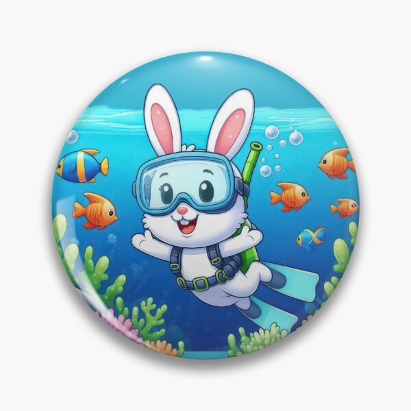 Item preview, Bunny the Brave Diver designed and sold by IraBum.