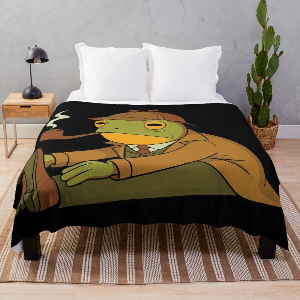 Item preview, Detective Frog Does Yoga – Zen Sleuth in Stretch Mode T-Shirt designed and sold by BambaKchula.