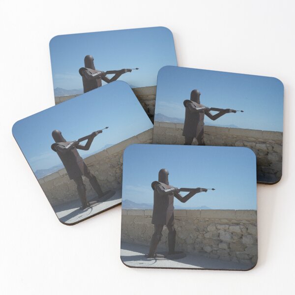Item preview, Crossbow man sculpture in Alicante Castle designed and sold by Malcolm Snook.