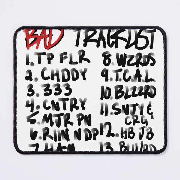 Item preview, BAD TRACKLIST designed and sold by arimaslit.