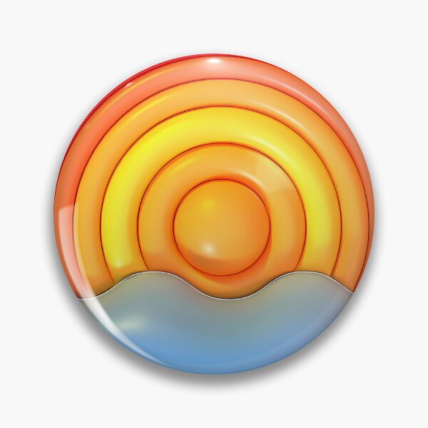 Item preview, Sunset sticker designed and sold by Vibranta Studio.