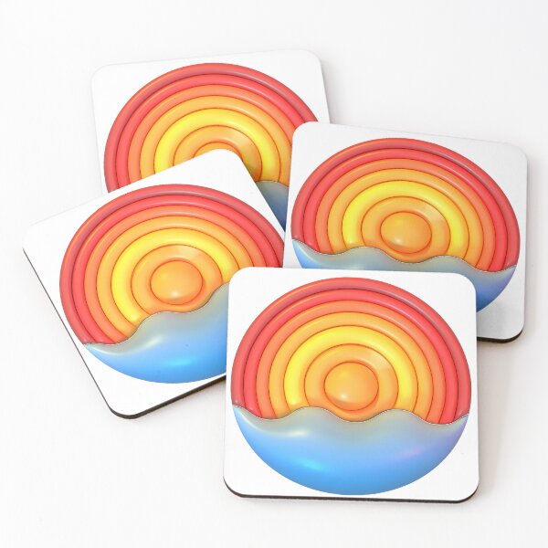 Item preview, Sunset sticker designed and sold by Vibranta Studio.