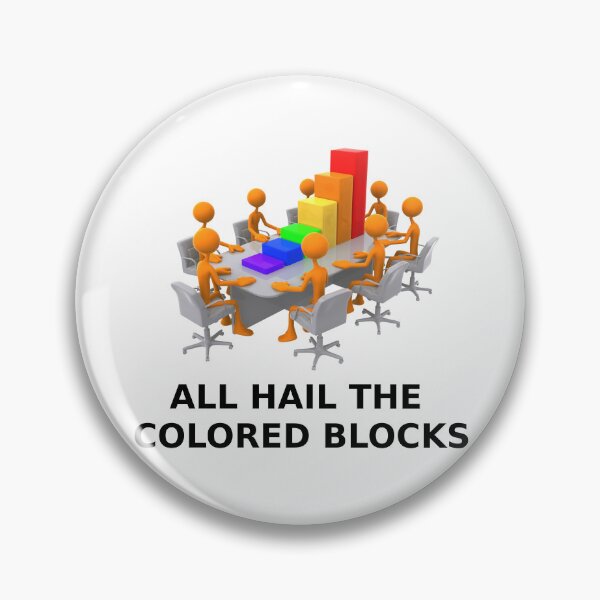 Item preview, ALL HAIL THE COLORED BLOCKS designed and sold by Jigg-le-Puff.