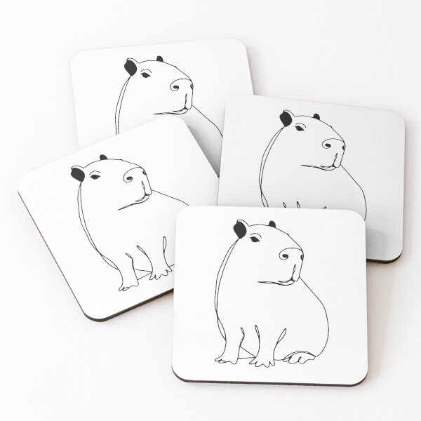 Item preview, Capybara Minimalist - 1 designed and sold by ByGio.