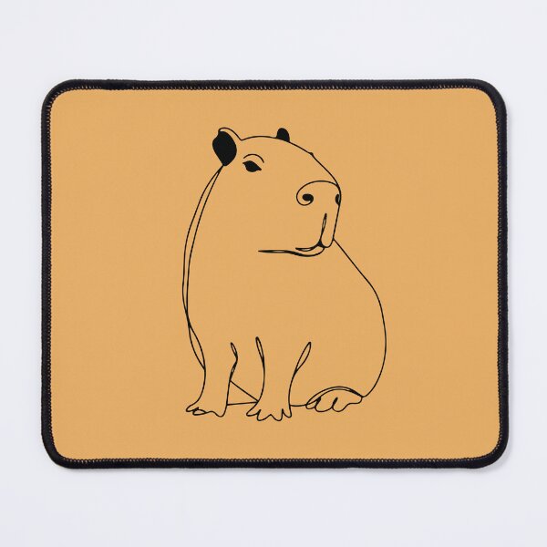 Item preview, Capybara Minimalist - 1 designed and sold by ByGio.