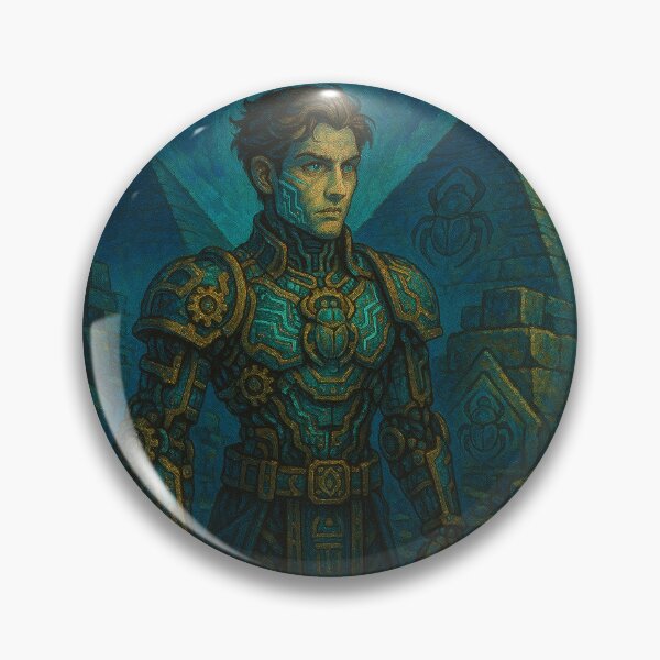 Item preview, Khepri Steampunk: Warrior of the Ruined Pyramids designed and sold by VidyoeDesigns67.