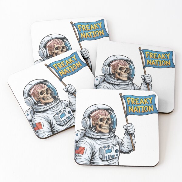 Item preview, Freaky astronaut Skeleton designed and sold by veejiras.
