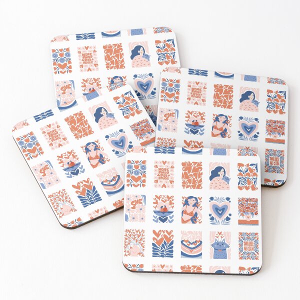 Item preview, Folk Scandinavian Art Collection Boho Pattern Design Set designed and sold by FunMood.Club.