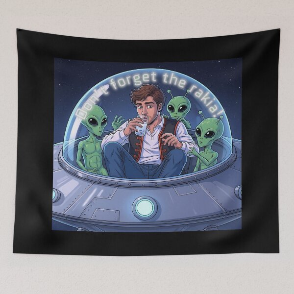 Item preview, ¡No olvides la rakia! designed and sold by Underthesunmoon.