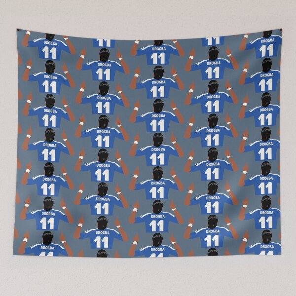 Item preview, Drogba illustration designed and sold by ZooStateofMind.