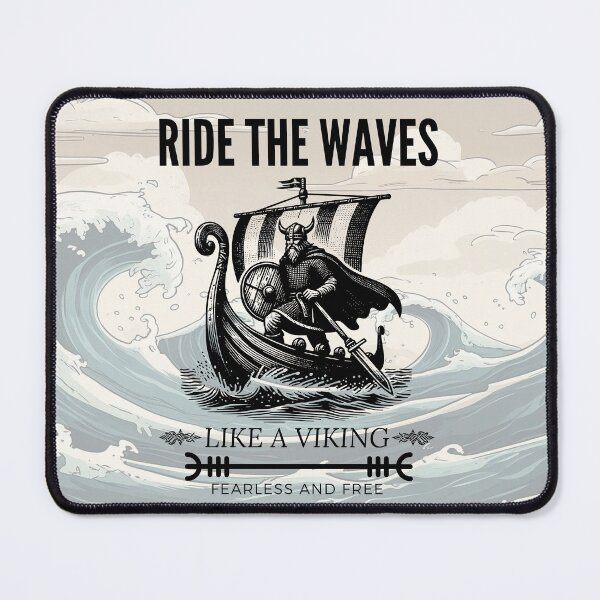 Item preview, Viking, Viking, ride the waves like a viking, fearless and free designed and sold by toycruisers_merch-butze.